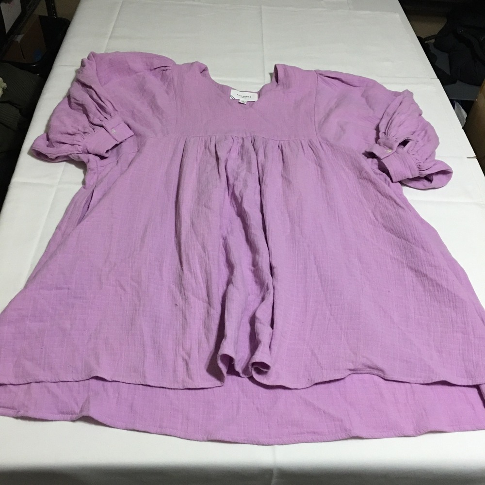 Pomander Place Tuckernuck Gauze Millie Dress Medium Purple CASUAL Gauze Y22829T